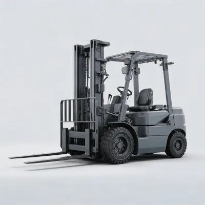 4 wheel electric forklift