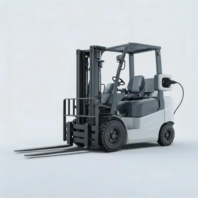 electric forklift charging